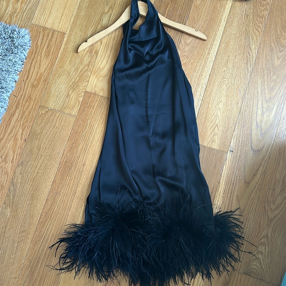 Amanda Uprichard Lunaria Dress in Black - Picture 3 of 7